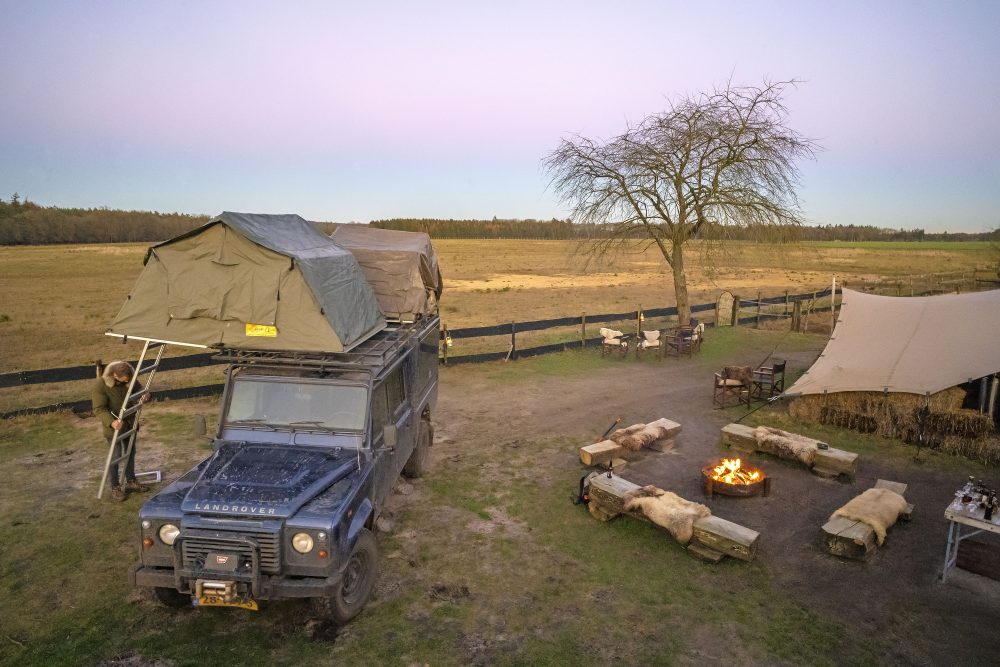 VeluweWintersafari_KampAutotent