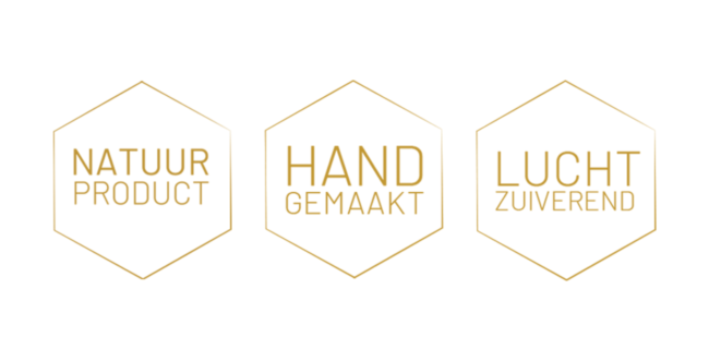 Wenskaars iconen natuurproduct handgemaakt luchtzuiverend